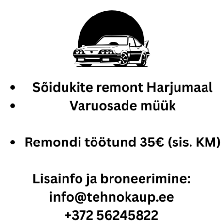 Sõidukite remont ja varuosad