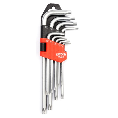 Torx võtmekomplekt T10-T50